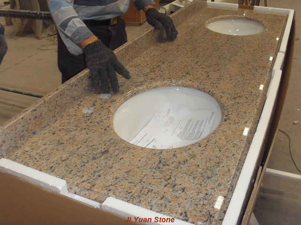 Marble Countertop Granite Vanity Tops, 60 Inch Double Sink Vanity Top Only