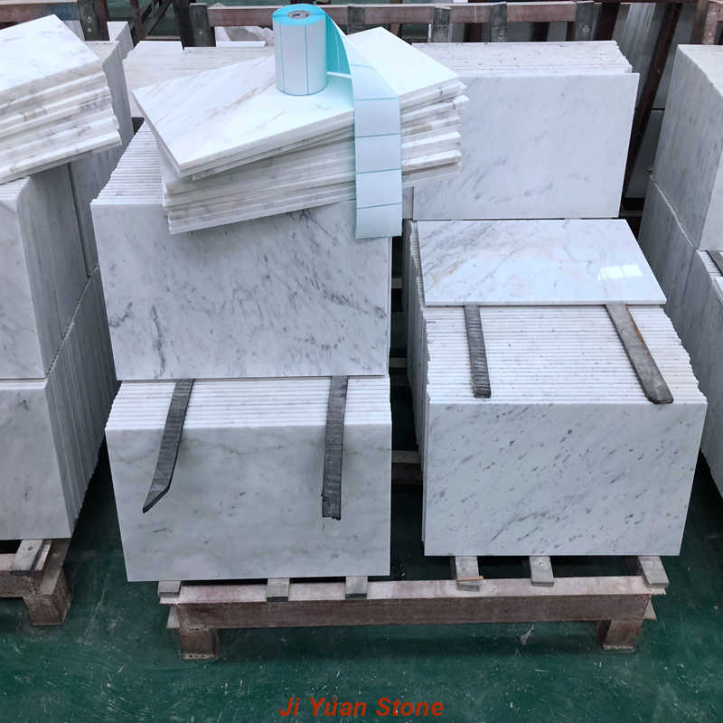 Carrara white marble care technology - sealing glaze