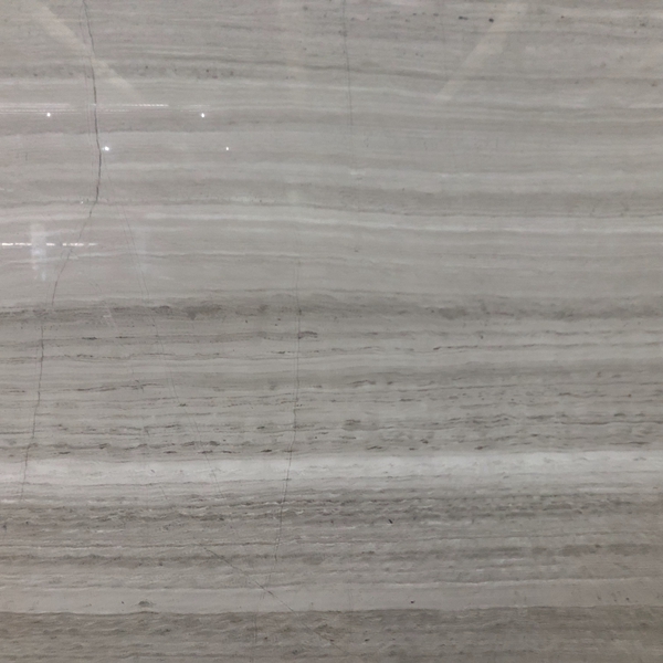 Polished White wood look marble floor tile italian wooden vein grain mosaic flooring wall counter top petrified slab serpeggiante stone